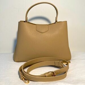Grossi New York tan tote crossbody Handbag
